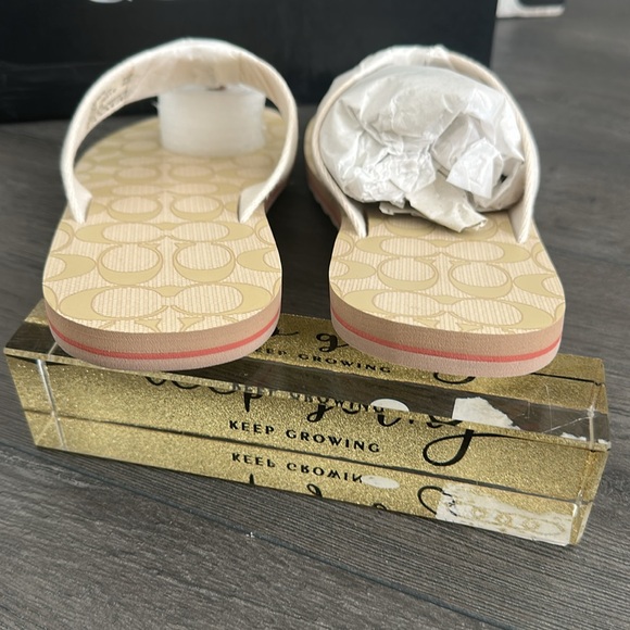 Coach Zoe Webbed Flip Flop - Picture 4 of 5